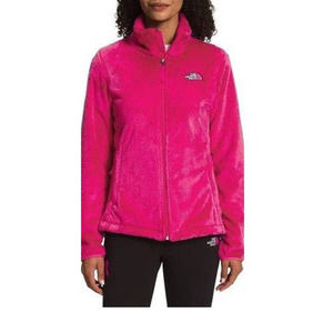 The North Face Womens Front Zip Fleece Jacket Long Sleeve Size XS Purple